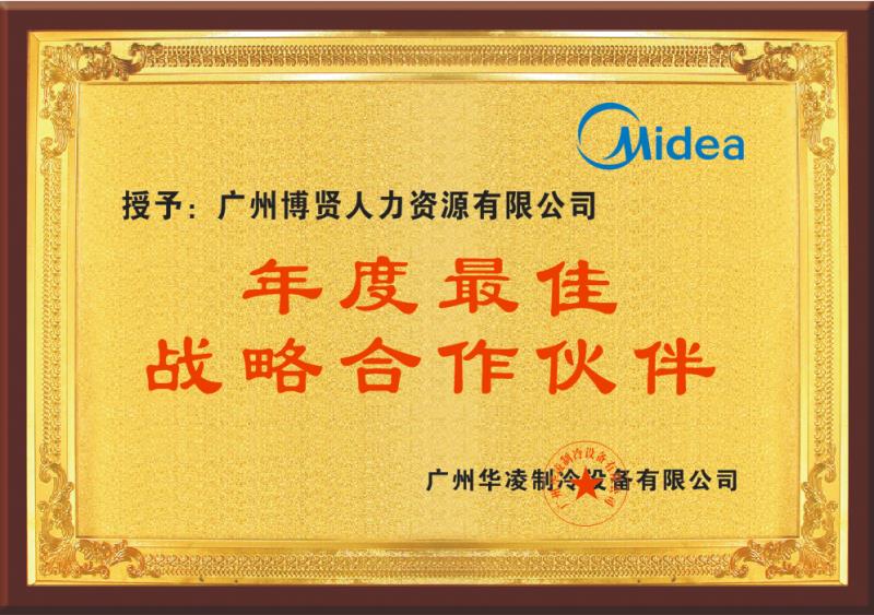 年度最佳战略合作伙伴